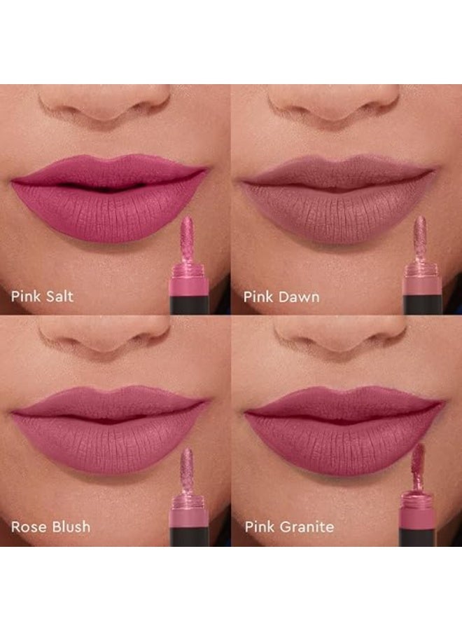 كيرو أحمر شفاه سائل مطفي خفيف الوزن من كيرو فور بلاي نون ستوب - باراماونت بينك، 6 مل | 4 درجات من أحمر الشفاه الوردي | يدوم طويلاً، مقاوم للتلطخ، مرطب، خفيف الوزن | غني بزيت الأفوكادو والمشمش - Image 3